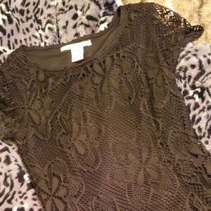 American Rag lace black dress